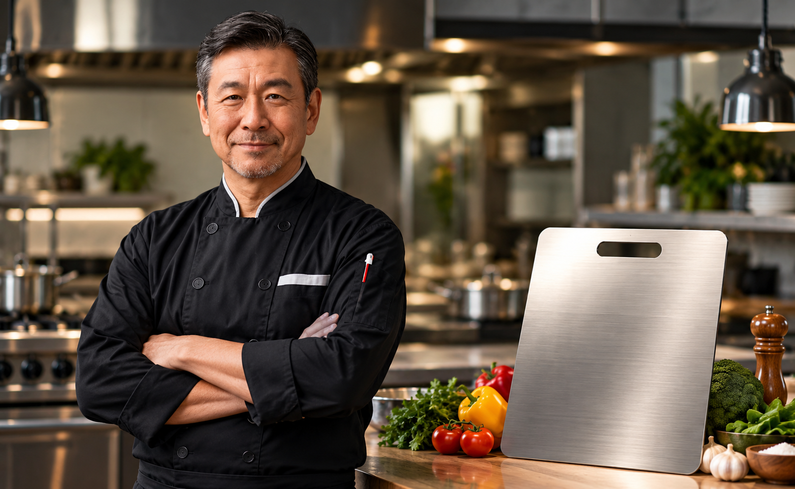 Portrait used by the producer to represent Kaito Mason, culinary coach and founder